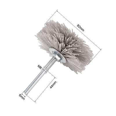 Harfington Abrasive Nylon Wheel Brush with 1/4 inch Shank for Polish Grinder
