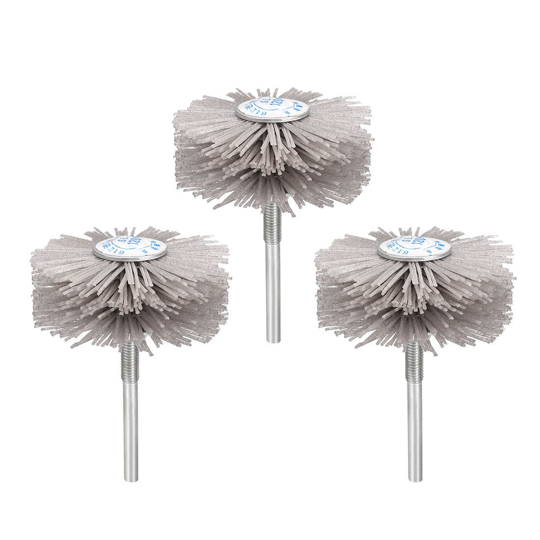 Harfington Abrasive Nylon Wheel Brush with 1/4 inch Shank for Polish Grinder 3pcs