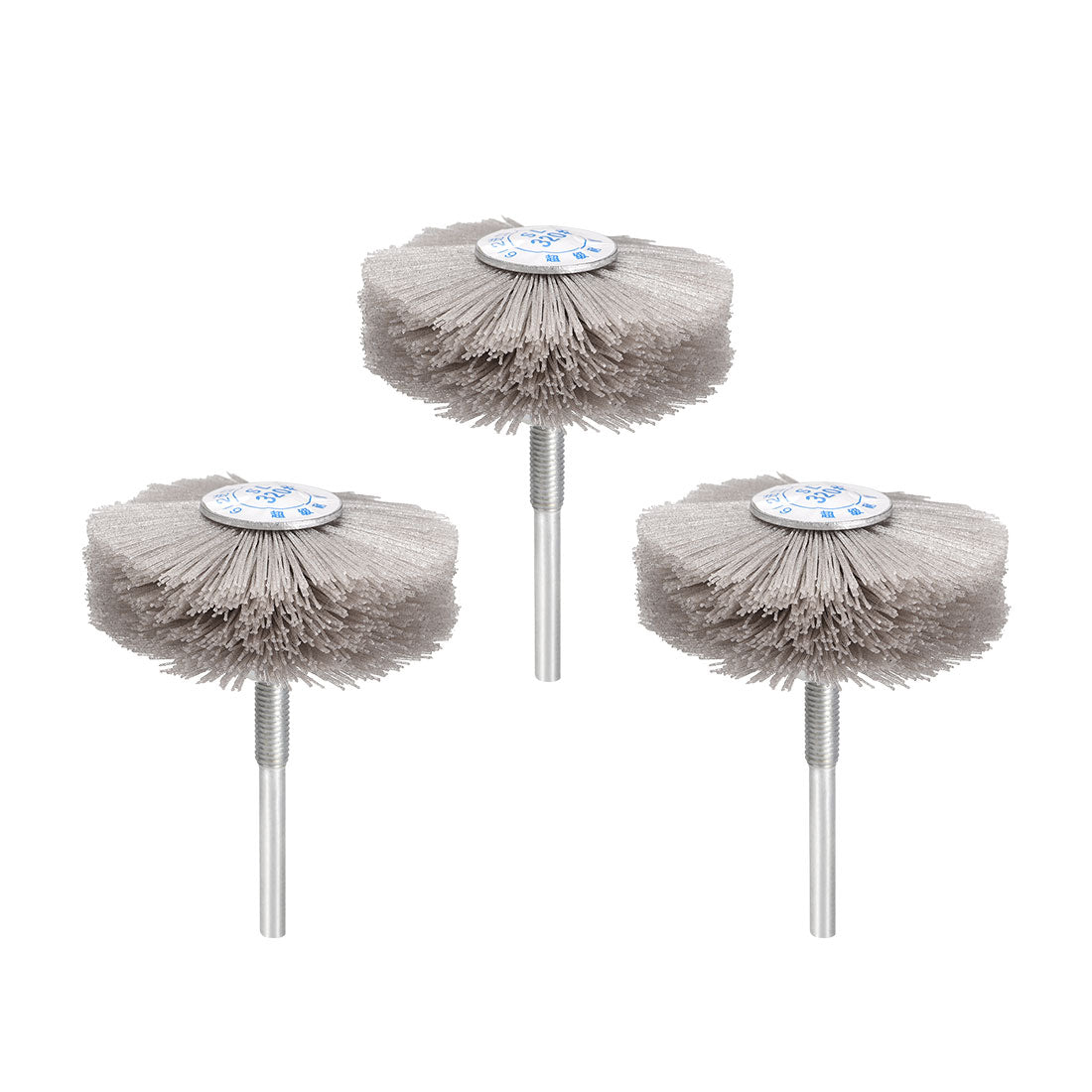 Harfington Abrasive Nylon Wheel Brush with 1/4 inch Shank for Polish Grinder 3pcs
