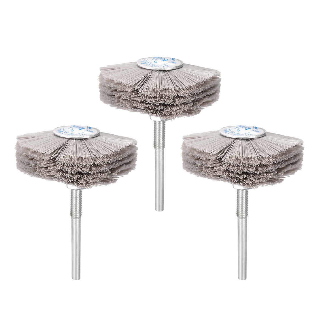 Harfington Abrasive Nylon Wheel Brush with 1/4 inch Shank for Polish Grinder 3pcs