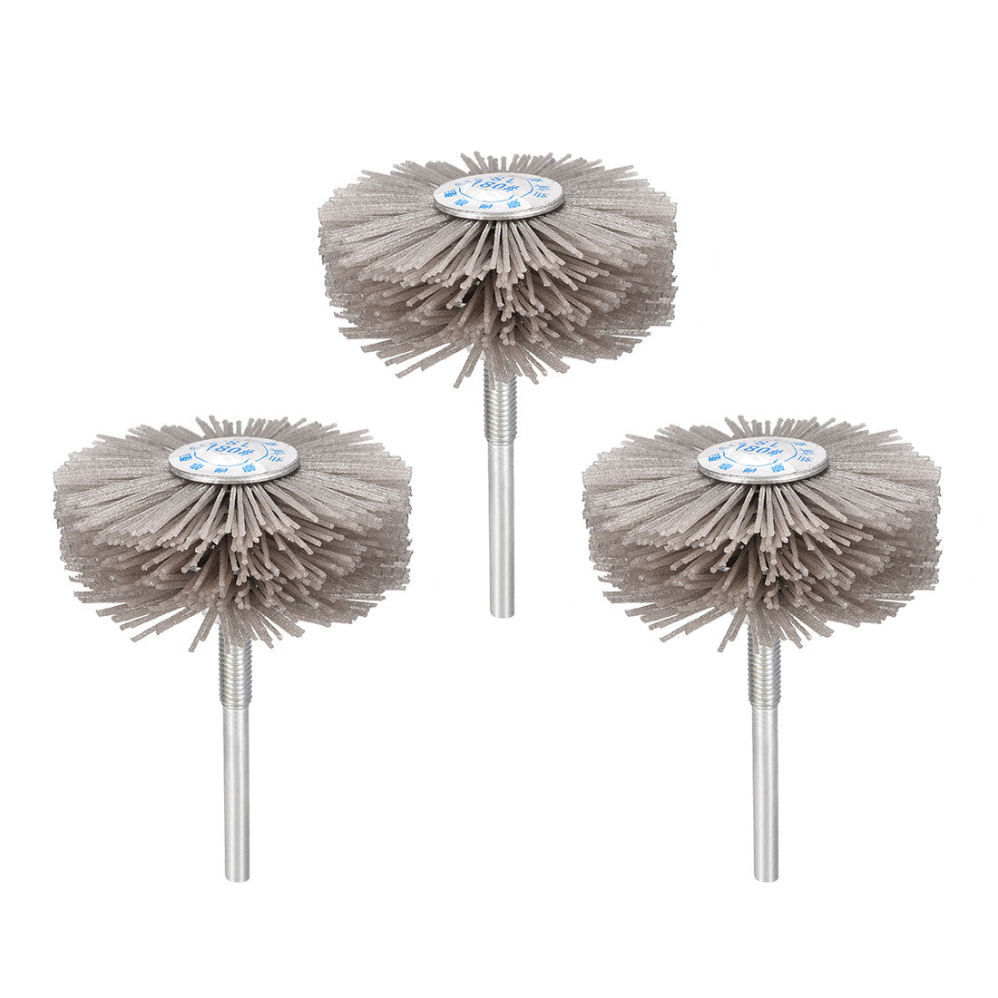 Harfington Abrasive Nylon Wheel Brush with 1/4 inch Shank for Polish Grinder 3pcs