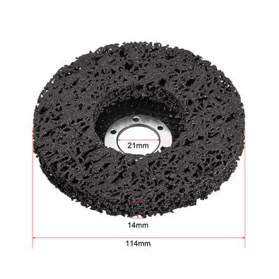 Harfington Nylon Polishing Wheel Buffing Pad Felt Disc Black