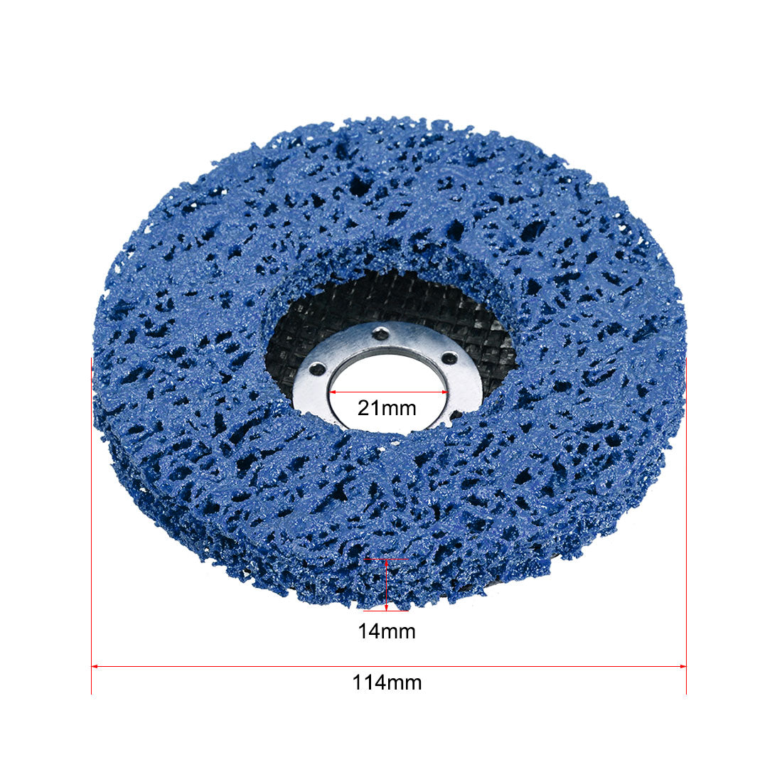 Harfington Nylon Polishing Wheel Buffing Pad Felt Disc Black