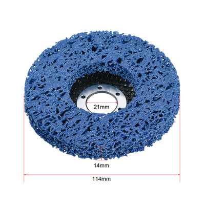 Harfington Nylon Polishing Wheel Buffing Pad Felt Disc Black