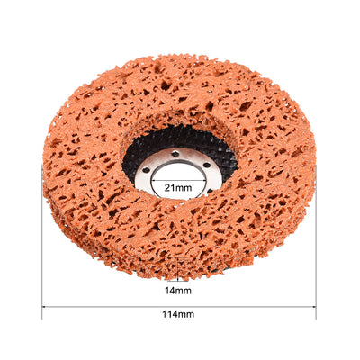 Harfington Nylon Polishing Wheel Buffing Pad Felt Disc Black