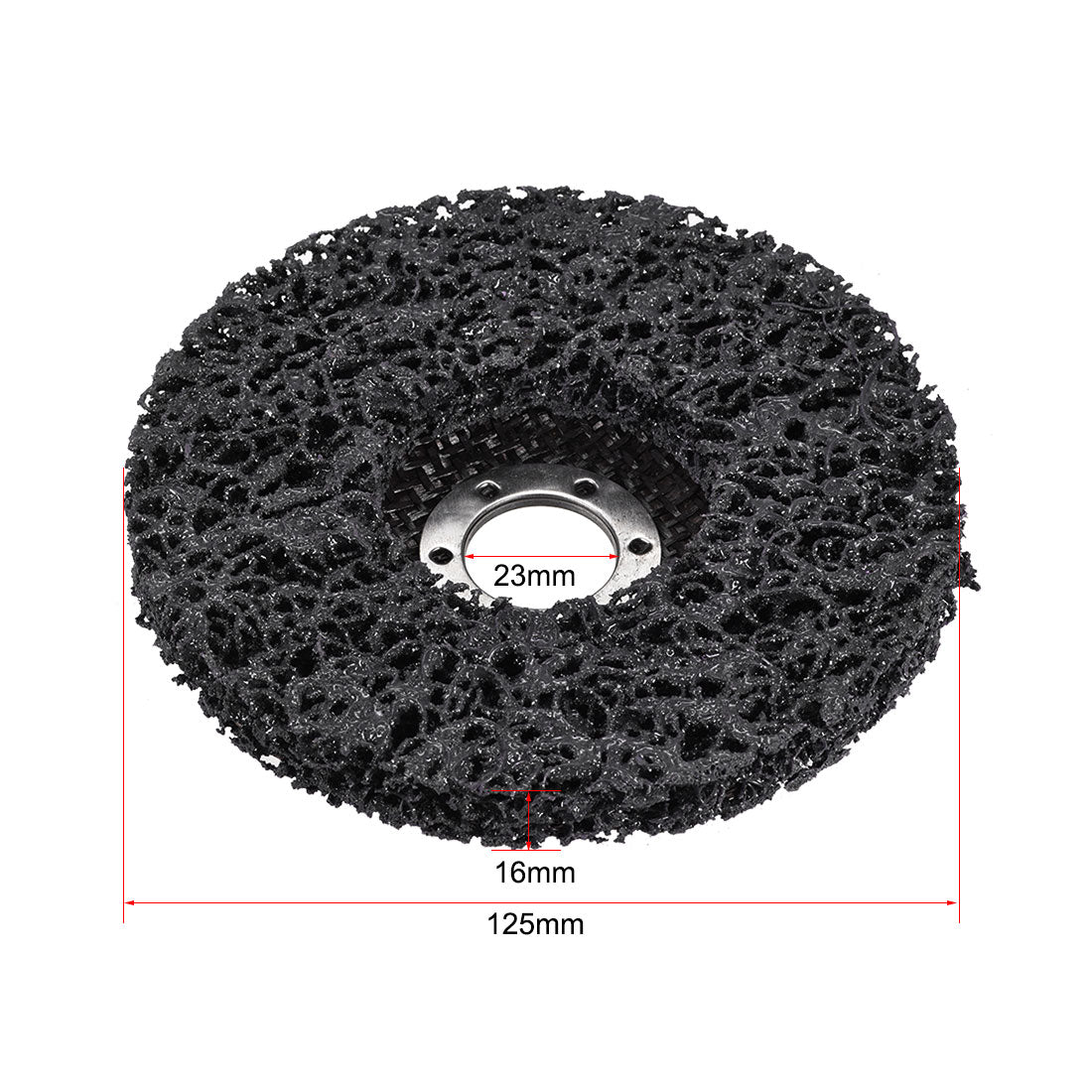 Harfington Nylon Polishing Wheel Buffing Pad Felt Disc Black