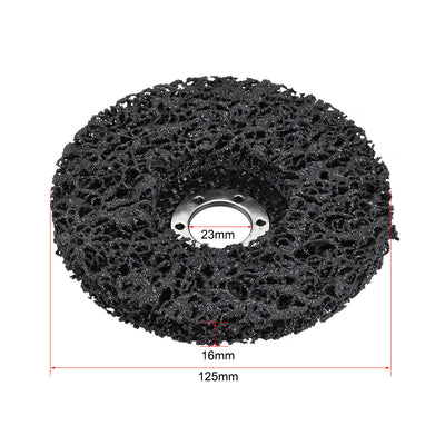 Harfington Nylon Polishing Wheel Buffing Pad Felt Disc Black