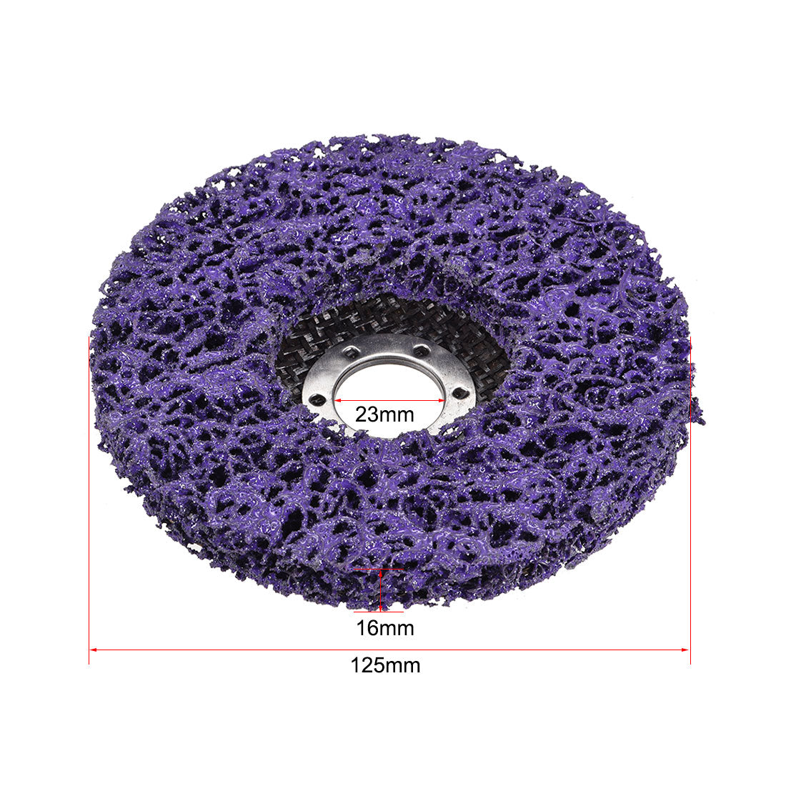 Harfington Nylon Polishing Wheel Buffing Pad Felt Disc Black