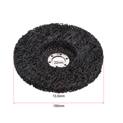 Harfington Nylon Polishing Wheel Buffing Pad Felt Disc Black