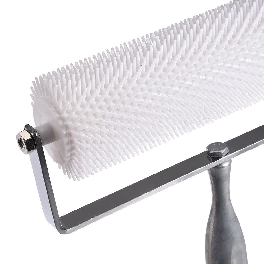 Harfington 10inch Spiked Screeding Compound Roller Latex Floor Self Leveling Screed Spiked Roller 11mm Teeth Height