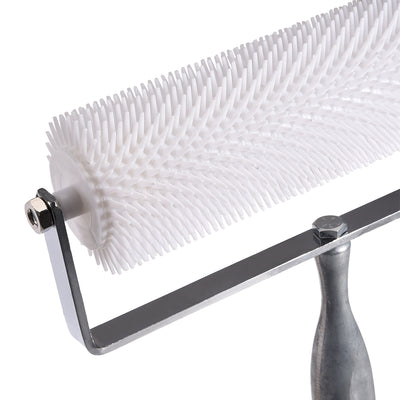 Harfington 10inch Spiked Screeding Compound Roller Latex Floor Self Leveling Screed Spiked Roller 11mm Teeth Height