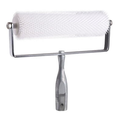 Harfington 10inch Spiked Screeding Compound Roller Latex Floor Self Leveling Screed Spiked Roller 11mm Teeth Height