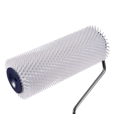Harfington 7inch Spiked Screeding Compound Roller Latex Floor Self Leveling Screed Spiked Roller 13mm Teeth Height