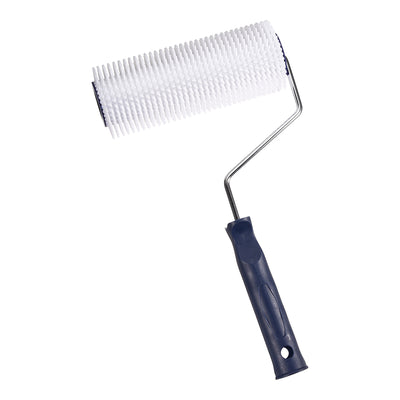 Harfington 7inch Spiked Screeding Compound Roller Latex Floor Self Leveling Screed Spiked Roller 13mm Teeth Height