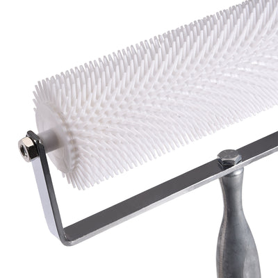 Harfington 10inch Spiked Screeding Compound Roller Latex Floor Self Leveling Screed Spiked Roller 13mm Teeth Height