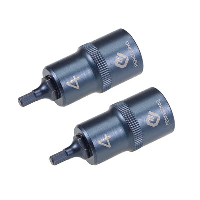 Harfington Drive x Hex Bit Socket, S2 Steel Bits, CR-V Sockets Metric (For Hand Use Only)
