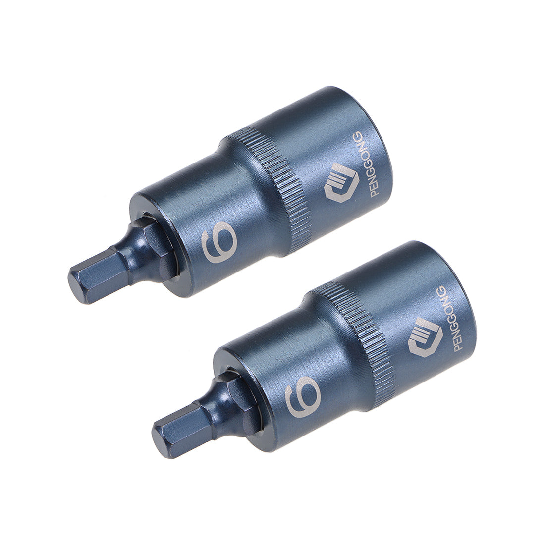 Harfington Drive x Hex Bit Socket, S2 Steel Bits, CR-V Sockets Metric (For Hand Use Only)