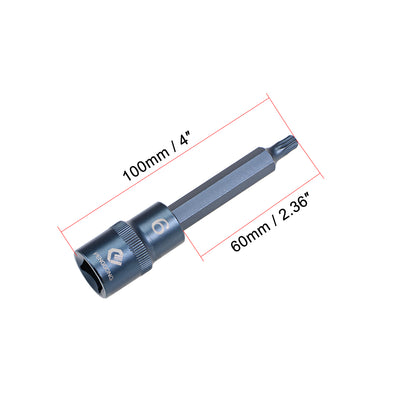 Harfington Triple Square Spline Bit Socket, S2 Steel Bits, CR-V Sockets (for Hand Use Only)