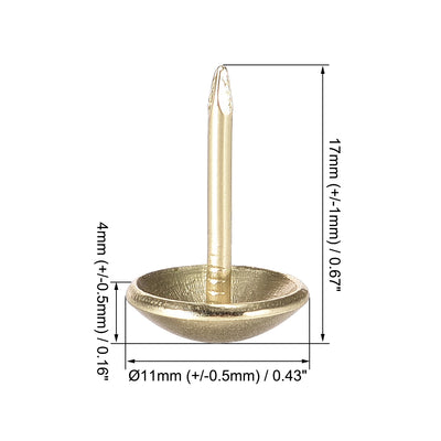 Harfington Upholstery Nails Tacks Round Thumb Push Pins