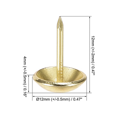 Harfington Upholstery Nails Tacks Round Thumb Push Pins