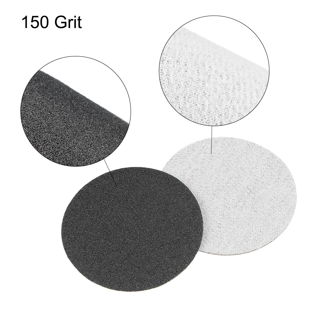 Harfington Wet Dry Disc Hook and Loop Sander Pad Disc Silicon Carbide