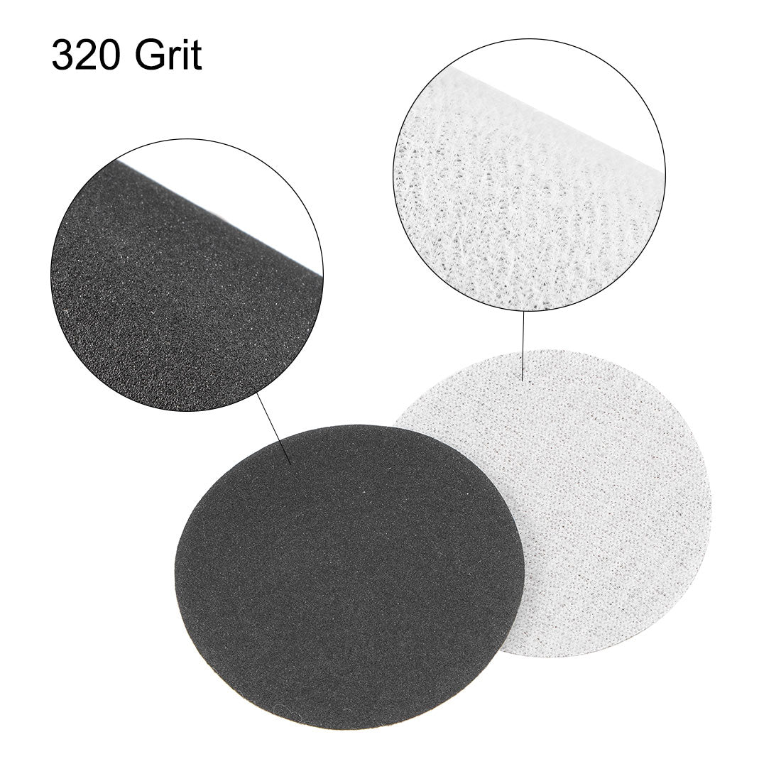 Harfington Wet Dry Disc Hook and Loop Sander Pad Disc Silicon Carbide