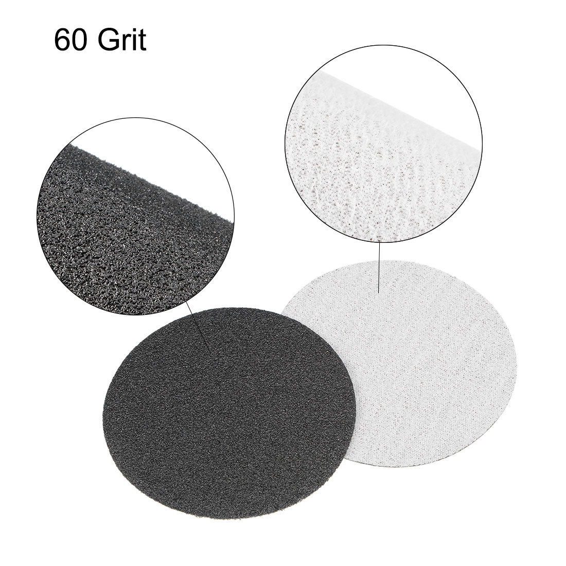 Harfington Wet Dry Disc Hook and Loop Sandpaper Disc Silicon Carbide