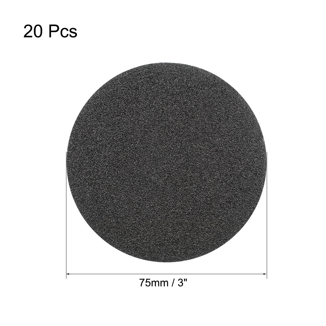 Harfington Wet Dry Disc Hook and Loop Sandpaper Disc Silicon Carbide