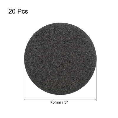 Harfington Wet Dry Disc Hook and Loop Sandpaper Disc Silicon Carbide