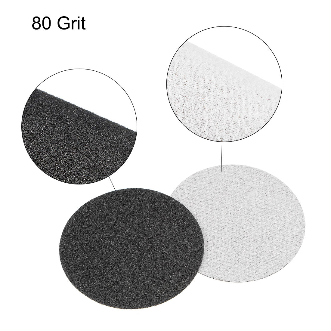 Harfington Wet Dry Disc Hook and Loop Sandpaper Disc Silicon Carbide