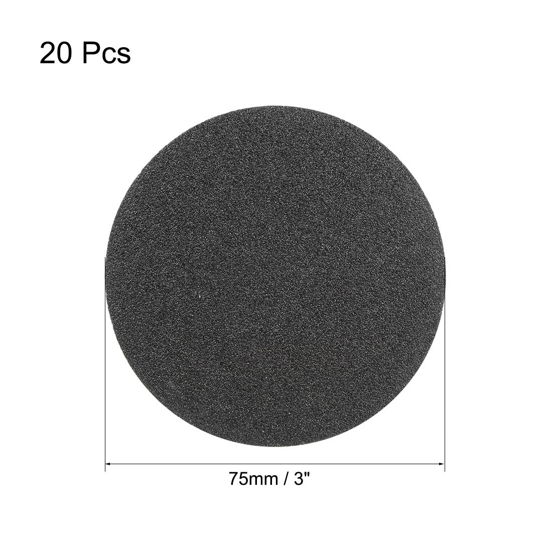 Harfington Wet Dry Disc Hook and Loop Sandpaper Disc Silicon Carbide