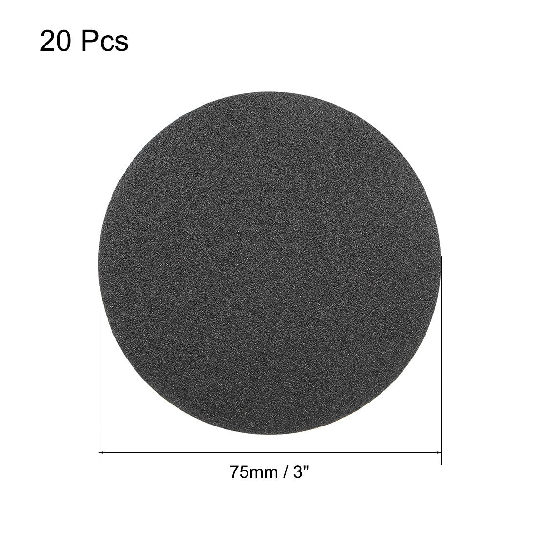 Harfington Wet Dry Disc Hook and Loop Sandpaper Disc Silicon Carbide