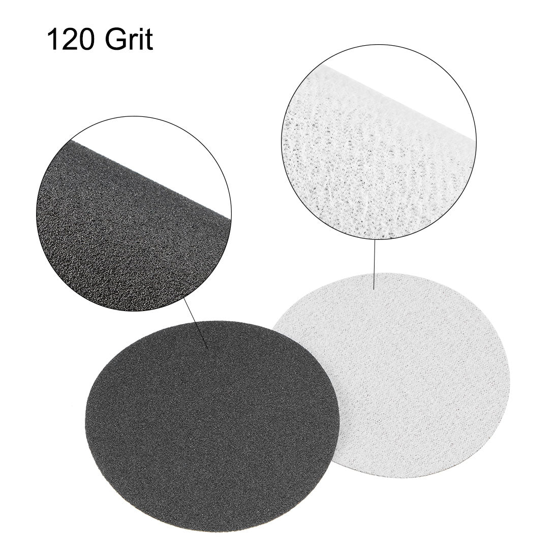 Harfington Wet Dry Disc Hook and Loop Sandpaper Disc Silicon Carbide