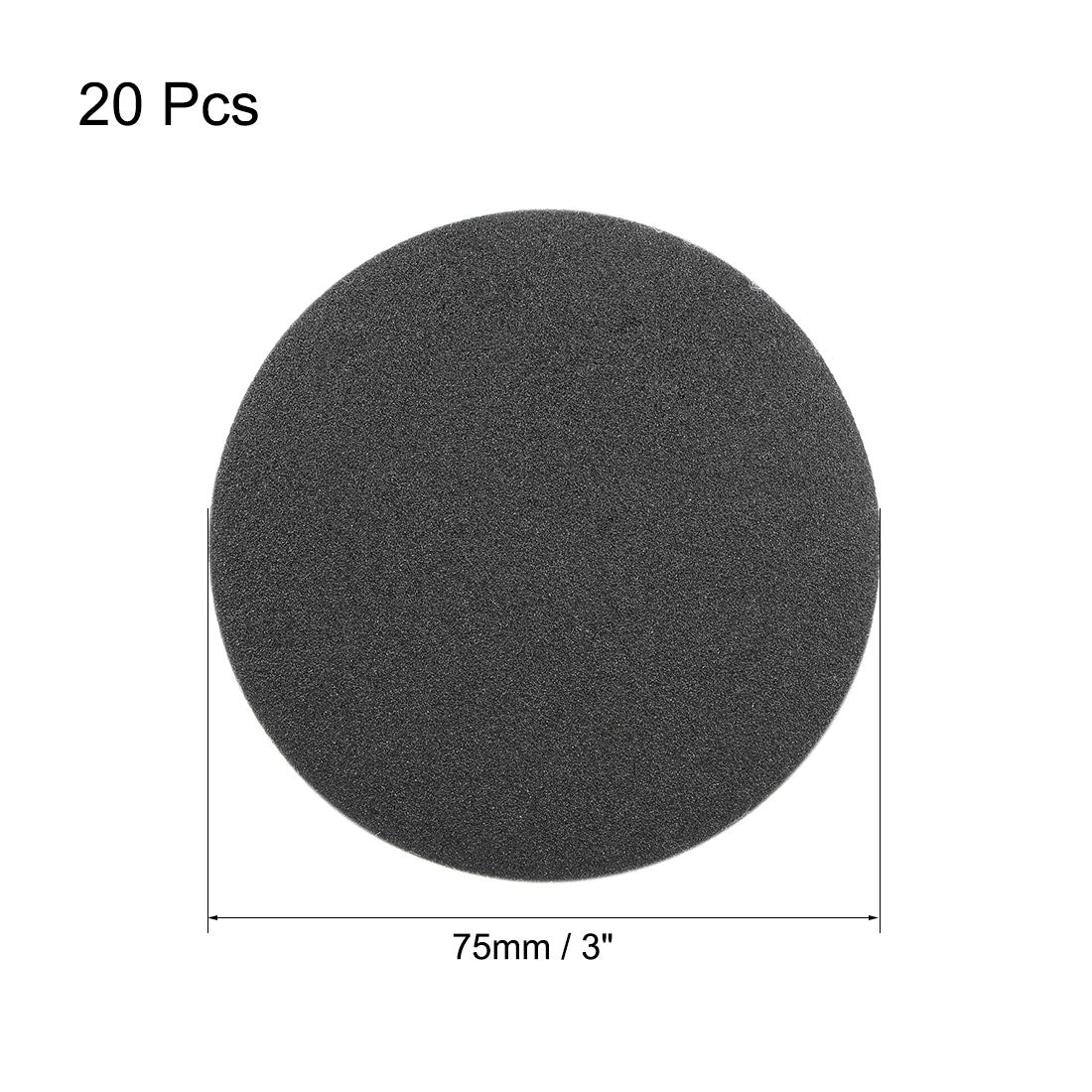 Harfington Wet Dry Disc Hook and Loop Sandpaper Disc Silicon Carbide