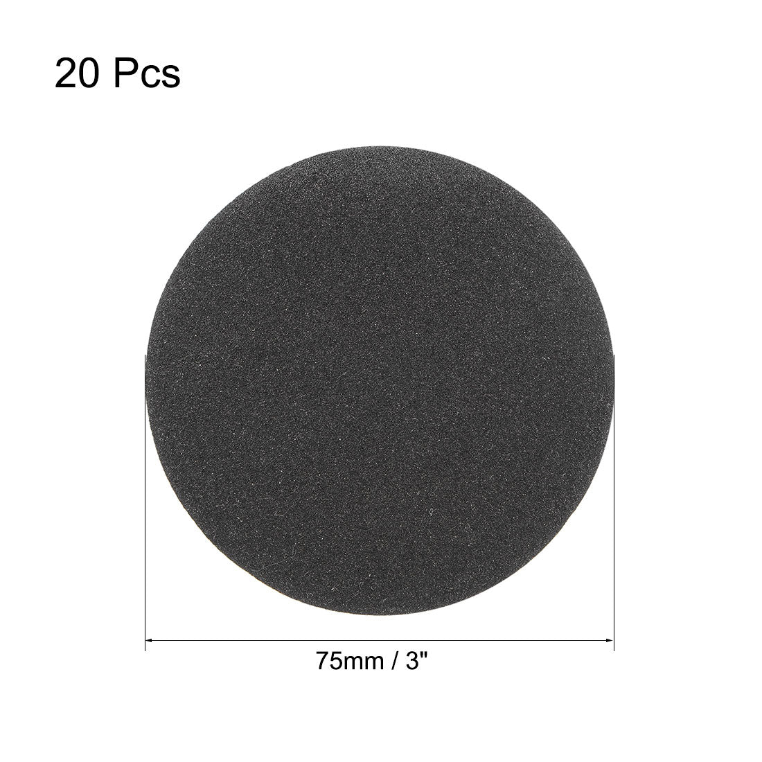 Harfington Wet Dry Disc Hook and Loop Sandpaper Disc Silicon Carbide