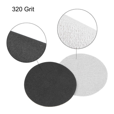 Harfington Wet Dry Disc Hook and Loop Sandpaper Disc Silicon Carbide