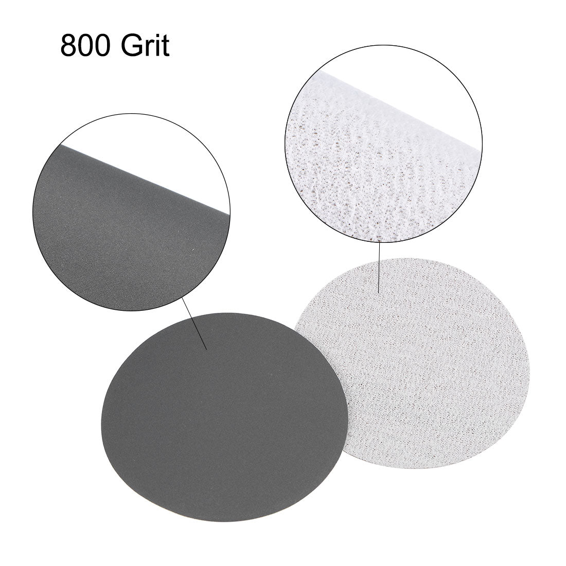 Harfington 3 inch Wet Dry Disc 800 Grit Hook and Loop Sanding Disc Silicon Carbide 20pcs