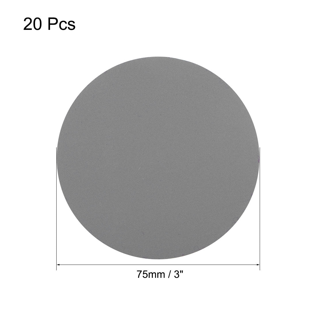 Harfington 3 inch Wet Dry Disc 2000 Grit Hook and Loop Sanding Disc Silicon Carbide 20pcs