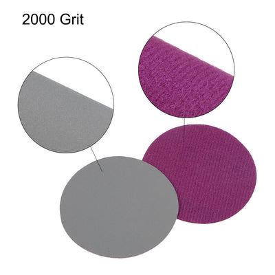 Harfington 3 inch Wet Dry Disc 2000 Grit Hook and Loop Sanding Disc Silicon Carbide 20pcs