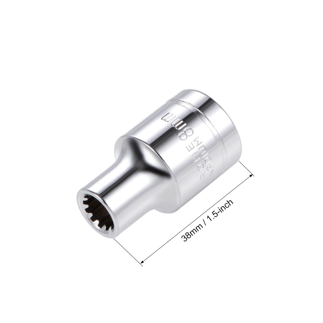 Harfington Drive Universal Spline Socket Shallow 12 Point Cr-V