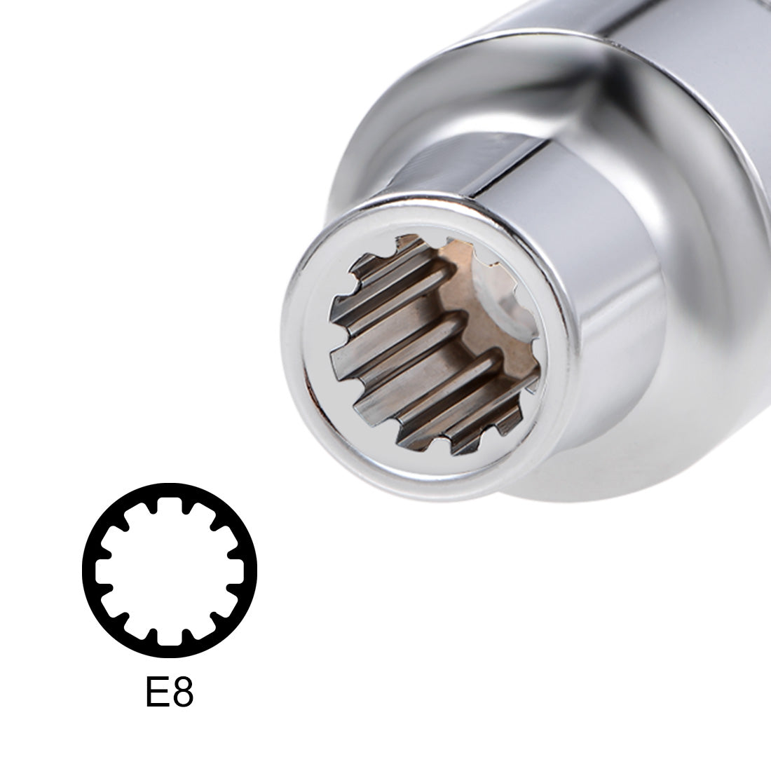 Harfington Drive Universal Spline Socket Shallow 12 Point Cr-V