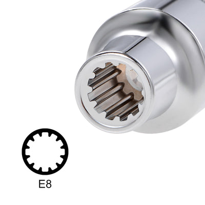 Harfington Drive Universal Spline Socket Shallow 12 Point Cr-V