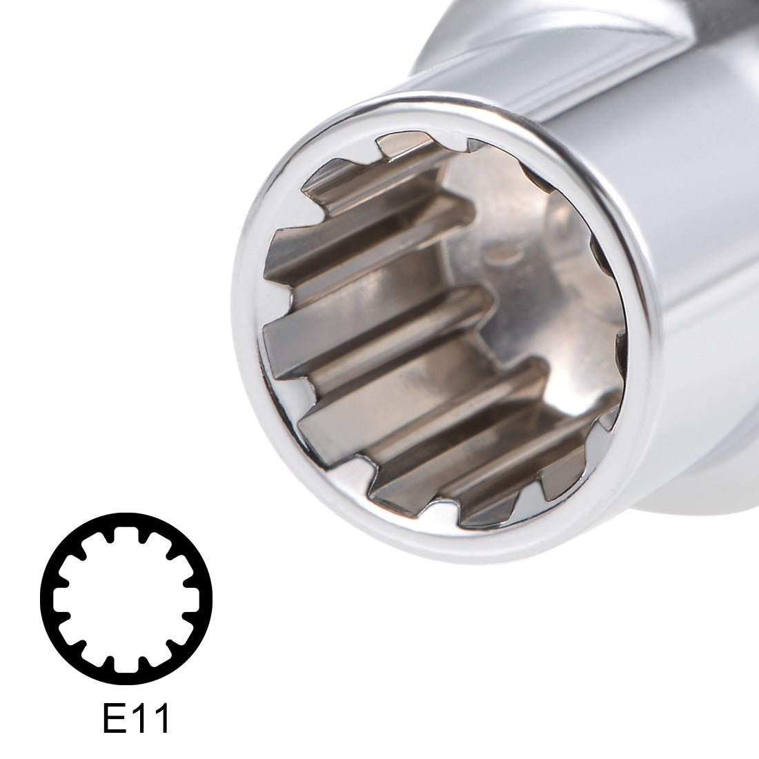 Harfington Drive Universal Spline Socket Shallow 12 Point Cr-V