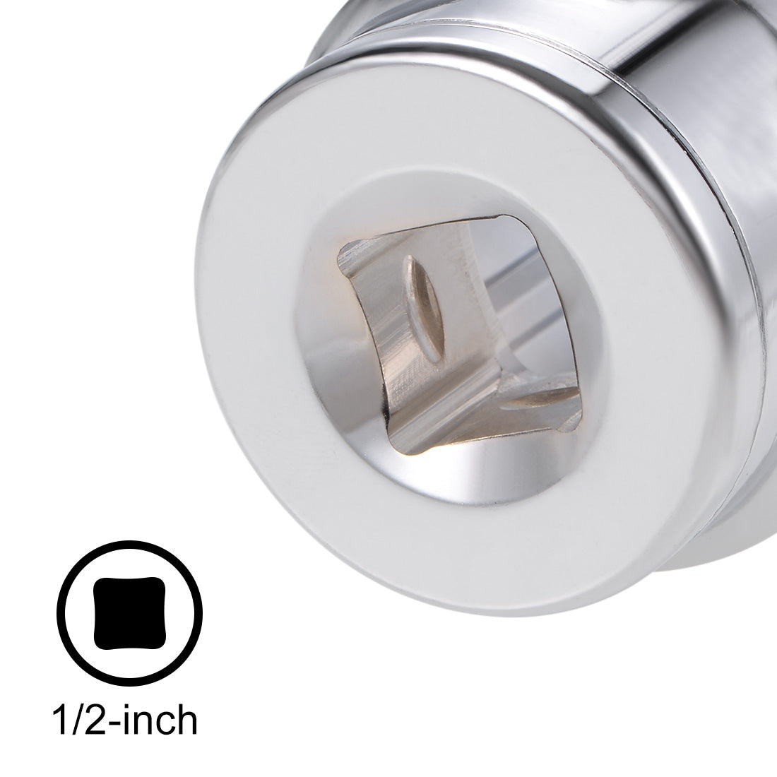 Harfington 1/2-inch Drive E23 Universal Spline Socket Shallow 12 Point Cr-V Steel 3 pcs