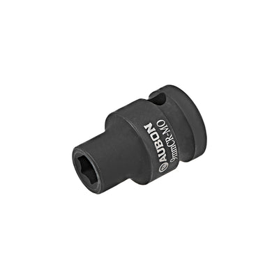 Harfington Drive by Shallow Impact Socket, Cr-Mo Alloy Steel, 6-Point, Metric