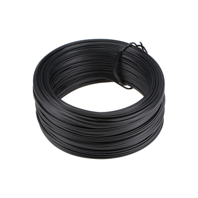 Harfington 138 Feet Plastic Twist Ties Reusable Cable Cord Wire Ties Black