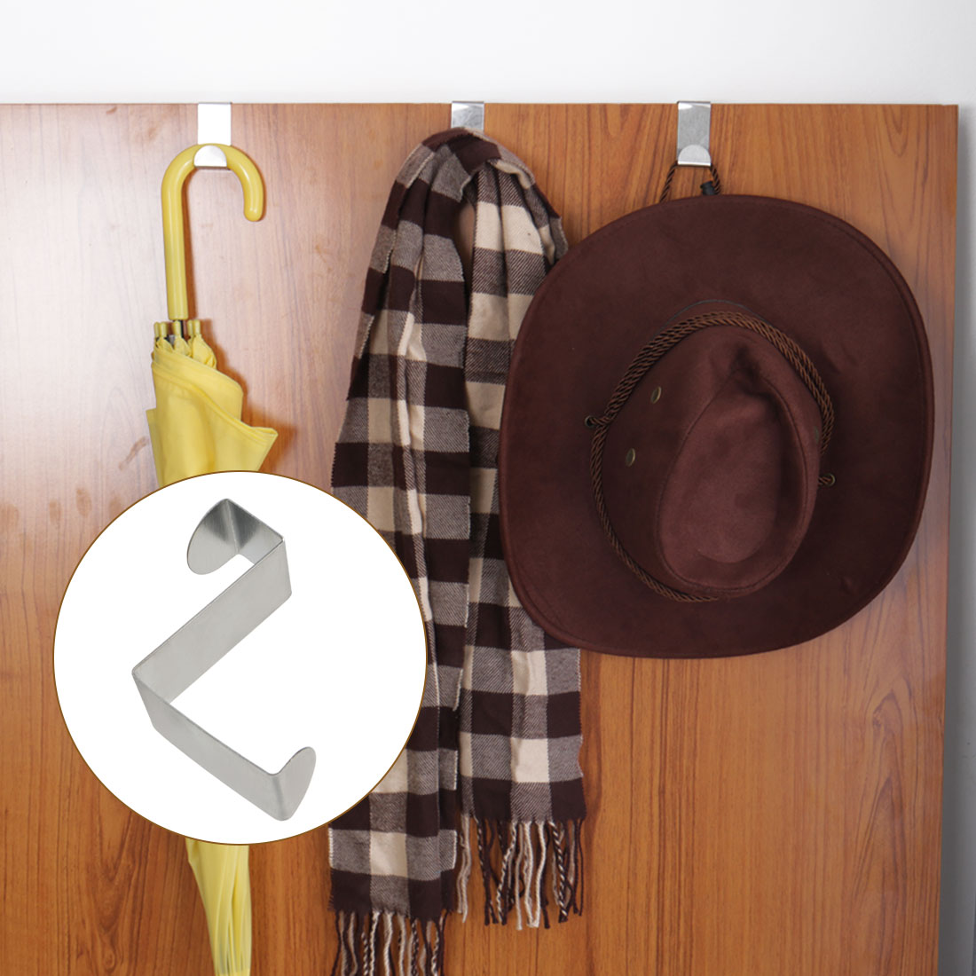 Harfington 12pcs Z Shaped Hook Stainless Steel for Kitchenware Pot Utensil Coat Holder