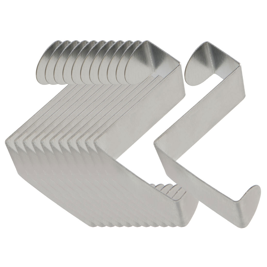 Harfington 12pcs Z Shaped Hook Stainless Steel for Kitchenware Pot Utensil Coat Holder