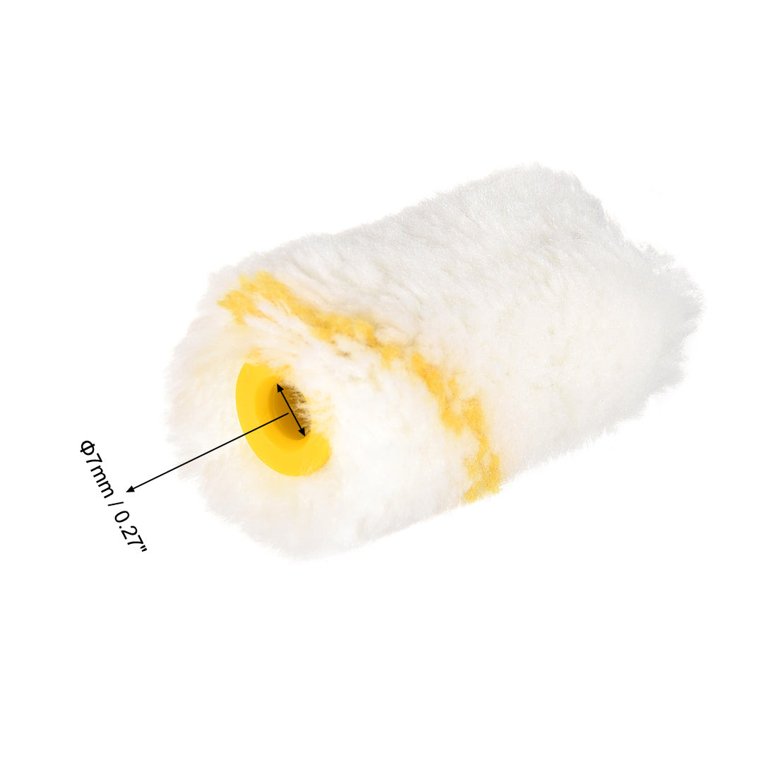 Harfington Paint Roller Cover 2 Inch 5cm Mini Acrylic Fiber Brush for Household Wall Painting Treatment 12pcs