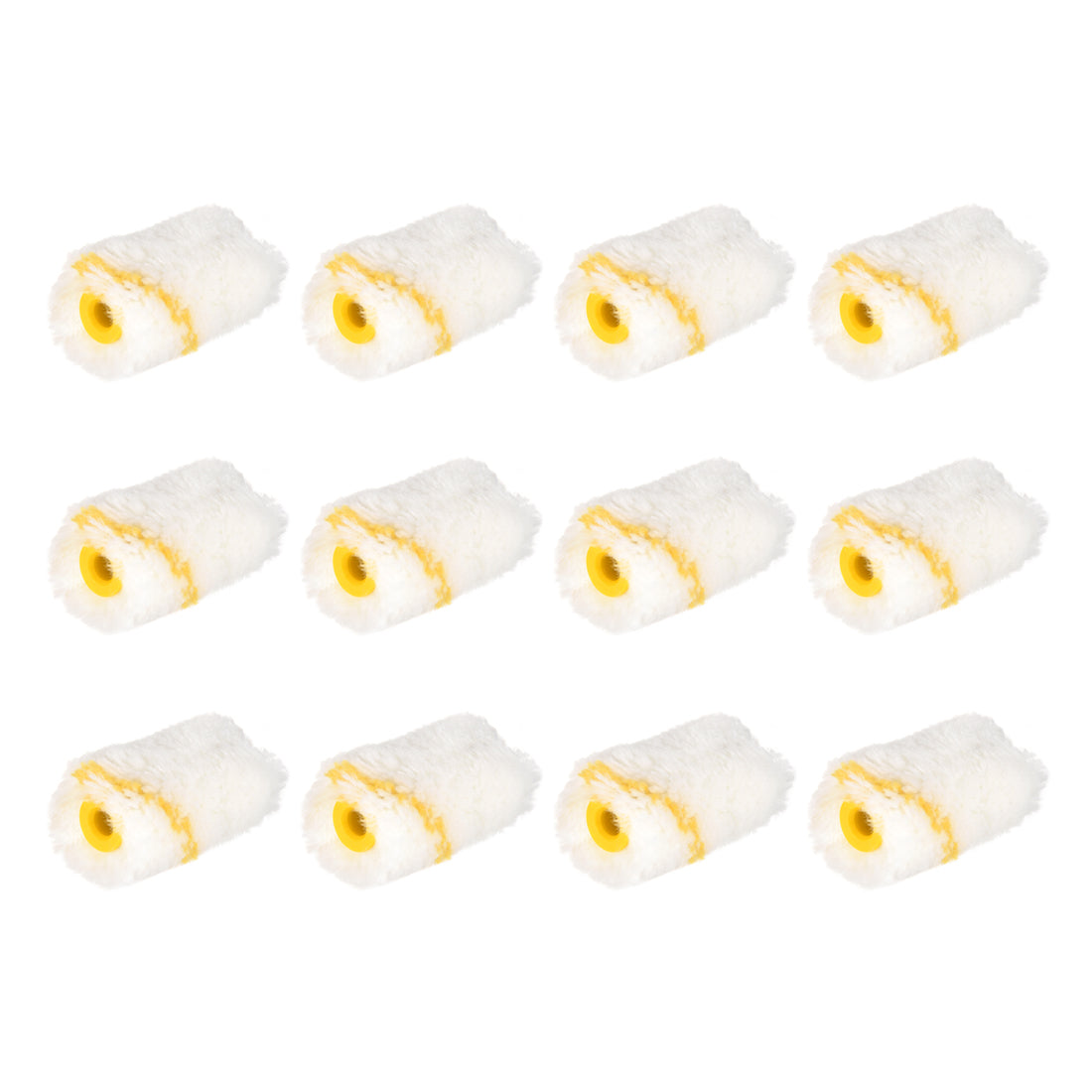 Harfington Paint Roller Cover 2 Inch 5cm Mini Acrylic Fiber Brush for Household Wall Painting Treatment 12pcs